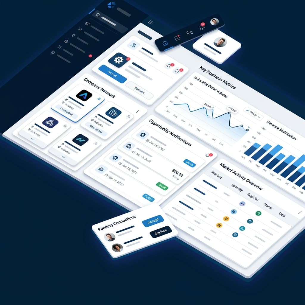 Dashboard de licitaciones y oportunidades comerciales B2B en Almirante Brown — UIAB Conecta